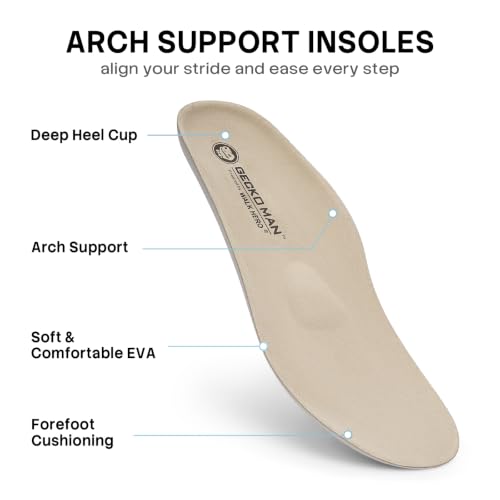 Mens Slippers with Arch Support, House Shoes for Men with Anti-Slip Sole by WALK·HERO COMFORT AND SUPPORT - Used condition - Image 3