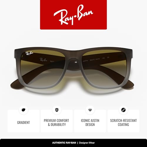 Image of Ray-Ban RB4165 Justin Classic Square Sunglasses for Men for Women