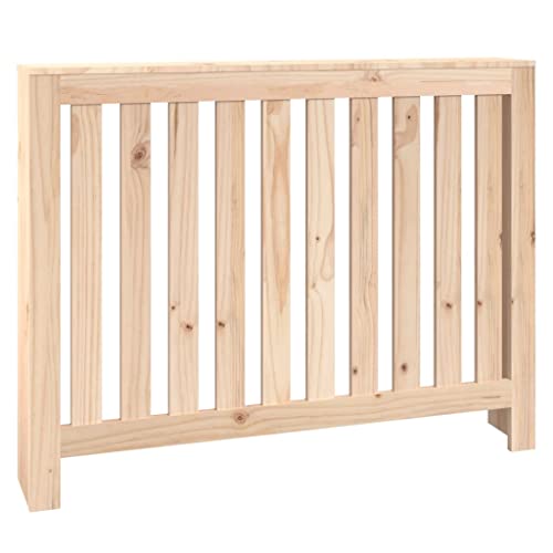vidaXL Cubierta de Radiador Estantería Dormitorio Balda Cubreradiadores Calefacción Listones Parrilla Oficina Madera Maciza de Pino