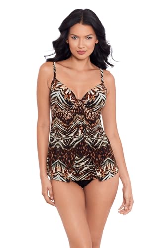 Miraclesuit Women's Swimwear Veranda Gala Underwire Adjustable Tankini Top Separate