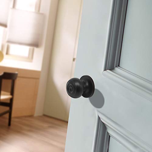 Gobrico Black Keyed-Alike Entry Door Knobs With Same Key 2Pack, Exterior/Interior Door Locks #TOP1