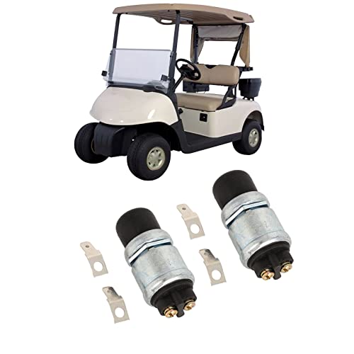 2pcs Horn Switch Button 12V 17318 G1 Replacement for EZGO Cart 1993-2022