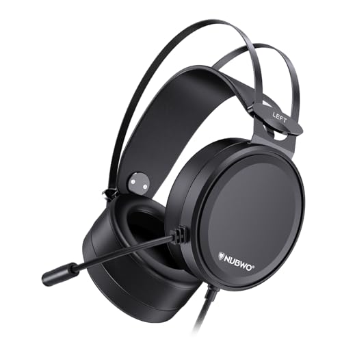 Casque de jeu réduction du bruit NUBWO N7 pour Nintendo Switch et Xbox avec micro clair