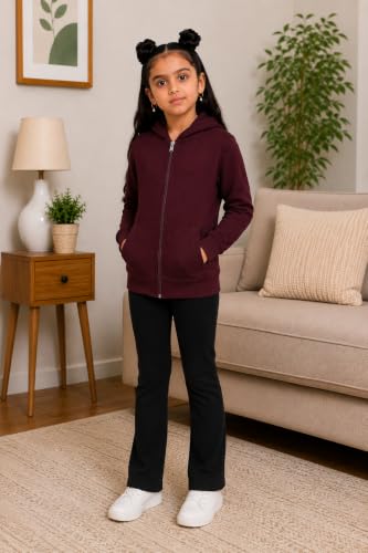 Image of ADBUCKS Girl's Cotton Hooded Sweatshirt