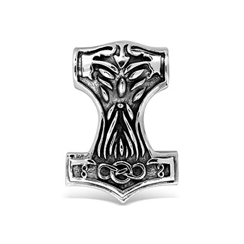 WithLoveSilver de plata de ley 925 Trinity Celtic Viking amuleto colgante 'martillo de Thor (Mjolnir)