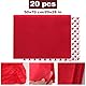 BETESSIN 20 Bögen 50x70cm Seidenpapier Rot & Herz - Valentinstag Seidenpapier Verpackungsmaterial - Geschenkverpackungen für Valentinstag und Geburtstag