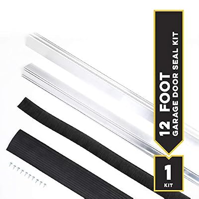 Xcluder X2 Rodent Proof Garage Door Seal Kit; 12 Ft. x 1.375In. x 1.375In. Pest Control Retainer
