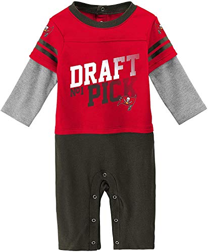 Image of Outerstuff NFL Newborn Infants Draft Pick Long Sleeve Coverall
