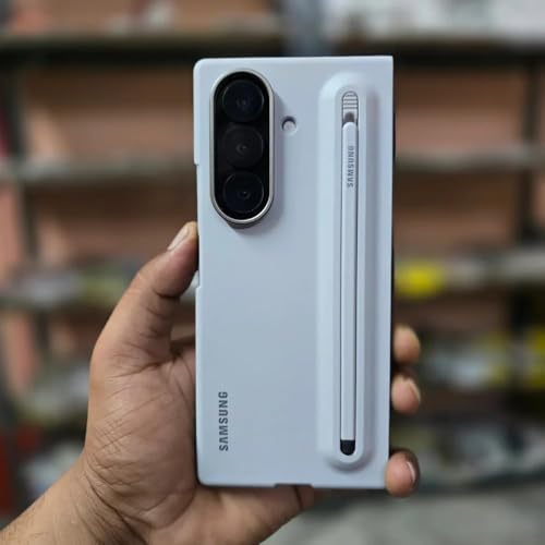 Image of Magnetic Original for Samsung Galaxy Z Fold 7 Case /Cover with S Pen | 360 Full Protection Cover | Slim Matte Hard Back Case | Premium Shockproof Design Durable, Ultraslim (Grey)