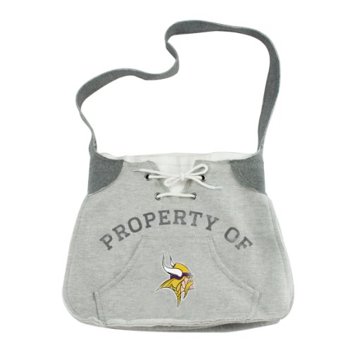 Littlearth Women's NFL Minnesota Vikings Hoodie Sling Bag, One Size, Gray