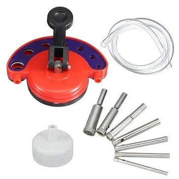WorldCare Diamond Hole Saw Cutter Drill Bit Set Tile Drilling 4-12Mm For Porcelain Marble Glass