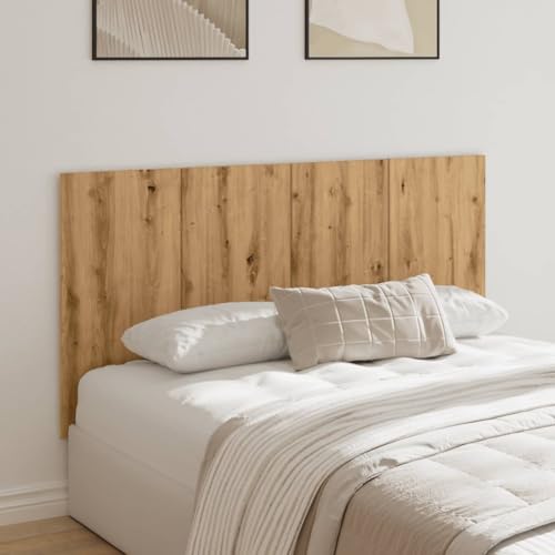 Festnight Tete de lit 160 cm Armoire de Tête de Lit Murale Têtes de lit pour Adulte Meuble de Chambre à Coucher-chêne artisanal-160x1,5x80 cm