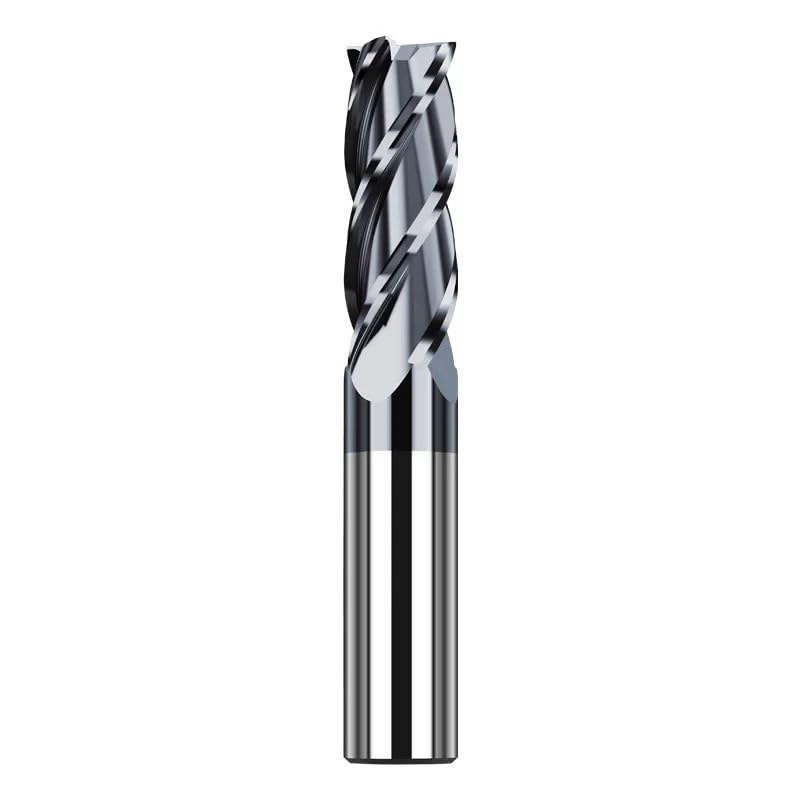 Fresas de carburo tungsteno aleación HRC45 4 flautas, 1/5/10 unidades, for metalurgia, fresas extremo acero, enrutador CNC(10pcs HRC45 4F,D5xD6x50L)