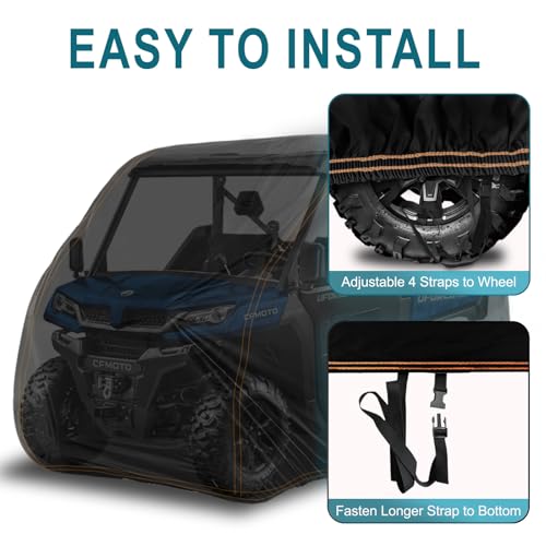 Housse protection CFMOTO Uforce Zforce 800 950 bâche imperméable extérieure - 3