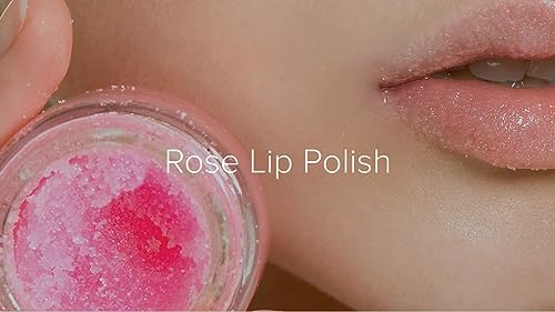 French Girl Rose Lip Scrub - Organic Sugar Scrub For Lips, Hydrating Lip Exfoliator & Moisturizer with Shea Butter & Essential Oils, Treatment for Dry Lips, Clean, Vegan & Cruelty-Free, 1oz - Image 5