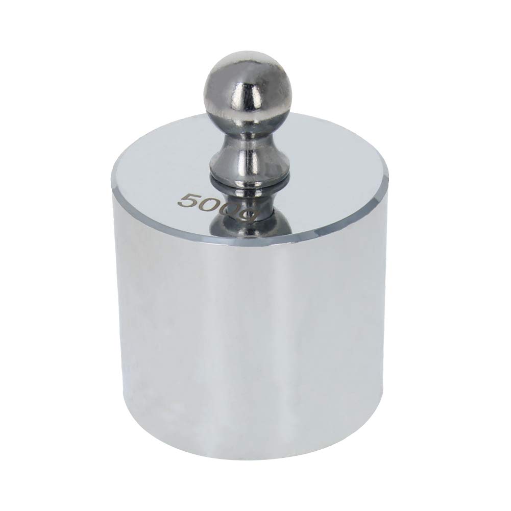 Utoolmart - Juego de pesas de calibración (10 g, 20 g, 50 g, 100 g, 200 g, 500 g, acero cromado de precisión para balanzas de balance digital, 2 unidades)