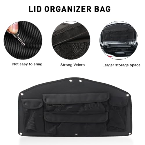 Bolsa organizadora de tapa trasera Three T compatible con Goldwing GL1800 2001-2017 miniatura 5