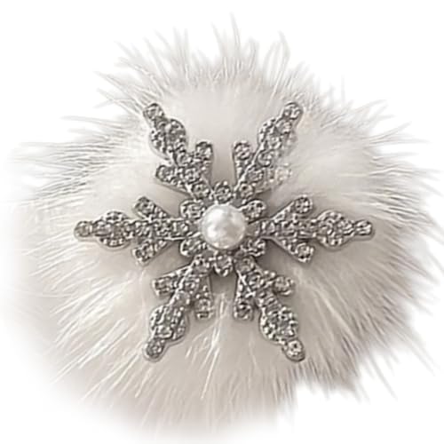 Horquilla plana con forma de copo de nieve, perlas, racimos, clip elegante con diamantes de imitación para el pelo, accesorios para fotos