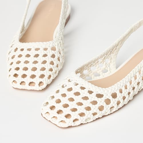 Image of The Drop Women's Palma Woven Slingback Flat
