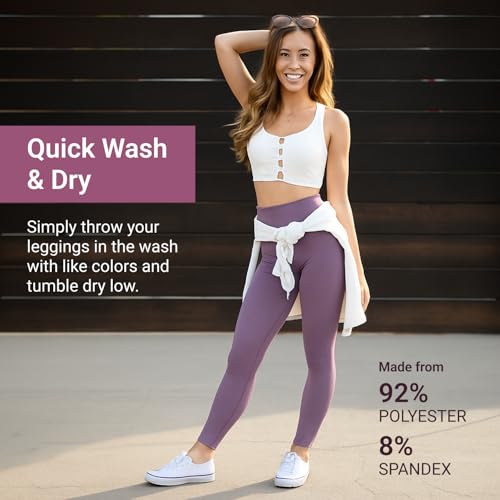 Image of SATINA High Waisted Leggings for Women - Comfortable and Stretchy in Versatile Sizes and Colors