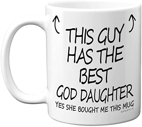 This Guy Has The Best Sis Mug - Brother Birthday Present from Sister, Brother Gifts 11oz Ceramic Dishwasher Safe Coffee Mugs - Birthday, Christmas Day, Secret Santa, Cup - Made in UK Stuff4