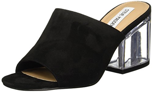Steve Madden Dalis C Womens Slip-on Heels (10, Black Suede)
