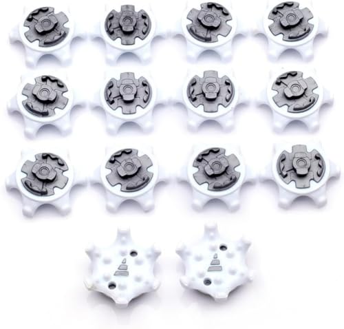 Cutdred ゴルフクリートチャンプ ゴルフ ソフトスパイク鋲 スパイク・ スティンガー シューズ 交換用スパイク鋲 (ホワイト)