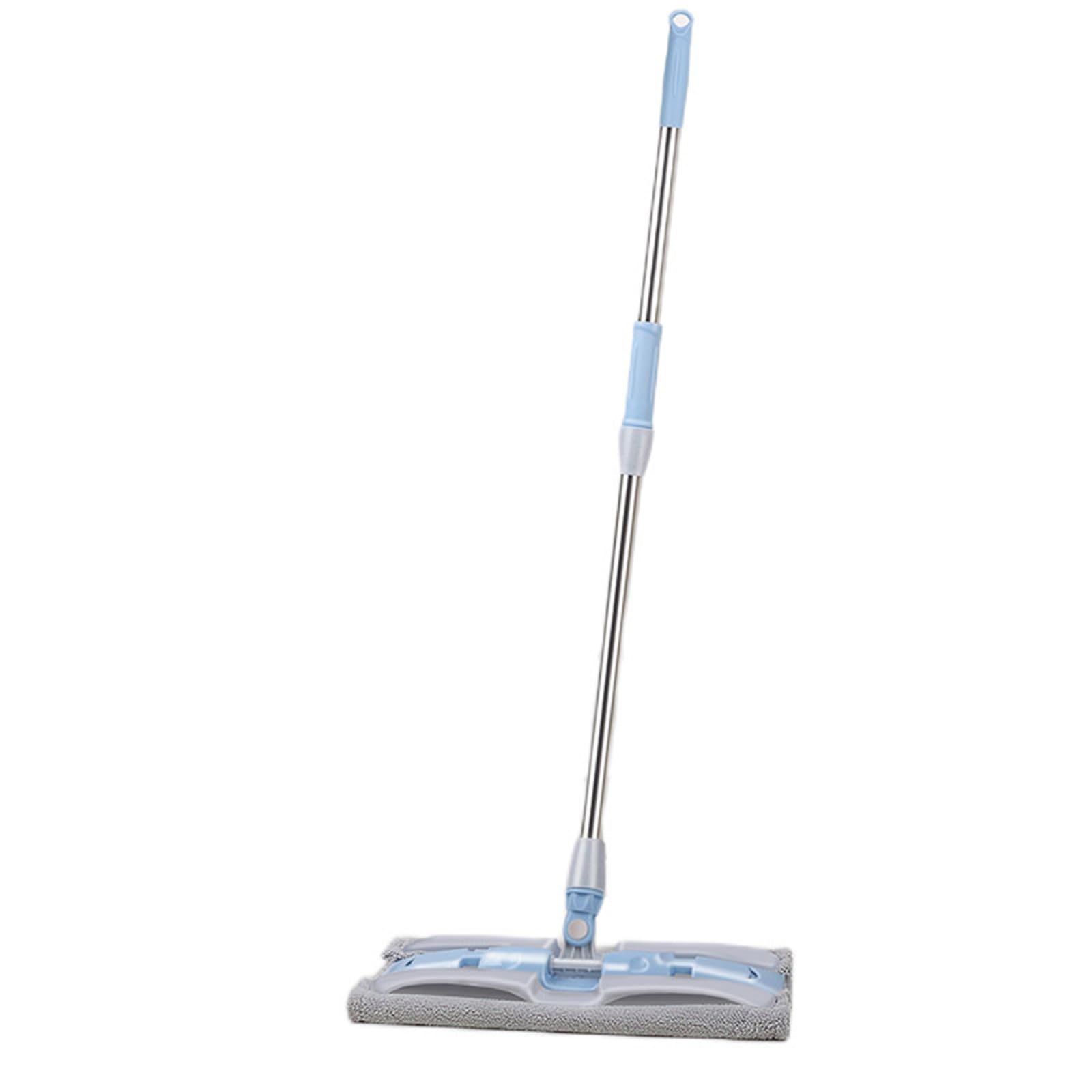 Fregona de microfibra para limpiar pisos - Fregona para pisos de madera Fregona para polvo húmeda y seca para limpieza de pisos, ideal para madera dura, laminado, baldosas A,38 * 120 * 8cm