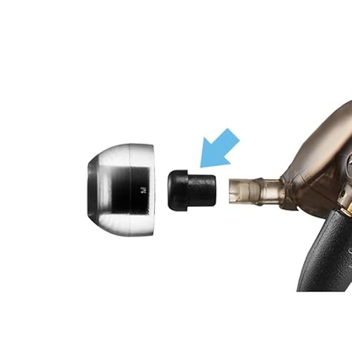 AZLA SednaEarfit Crystal 2 Standard [イヤーピース Lサイズ2ペア] 最高級プレミアムLSR素材採用 テーパード型構造 二重構造軸部強化 ハニカム構造ワックスガード搭載 細軸ノズルアダプター付属 高域改善 低刺激 低圧迫【AZL-CRYSTAL2-ST-L】