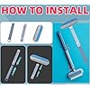 Mesh Screen Cleaner 4 in1, Wet and Dry Dual-Use Window Screen Cleaning ...