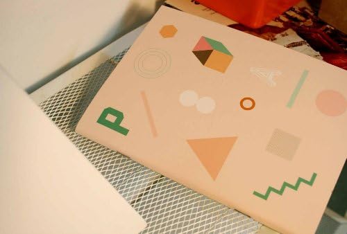 Dot Line Plane Planner - pink