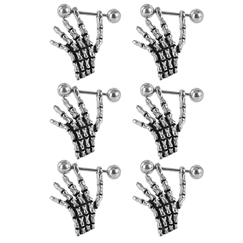 3 pares de piercings de mamilo, joias decorativas para mamilo, acessórios decorativos