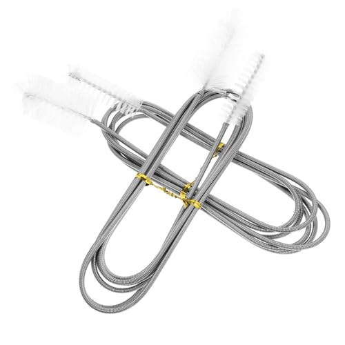 Mipcase 2 Pack Flexible Drain Brush 155cm Long for Kitchen Sink Drain Refrigerator Tube Plumbing