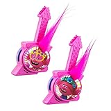 eKids TR-207 Trolls World Tour Walkie Talkies con Rango extendido