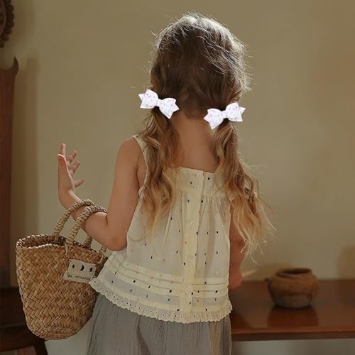 Pinzas para el cabello con moños brillantes para fiesta miniatura 4