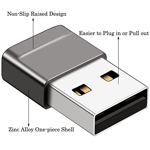 Auvipal Usb C Female To Usb Male Adapter (4 Pack), Usb A Charger To Usb Type C Cable Converter For Apple Watch Series 7 8 Ultra Se, Iphone 12 13 14 Plus Pro Max, Samsung Galaxy S20 S21 S22 #TOP2