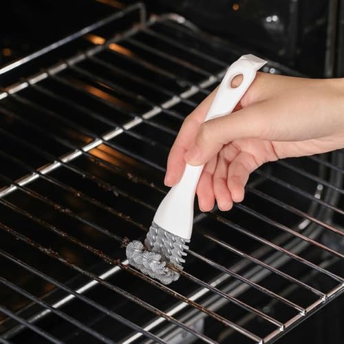 1PC Grill Brush V-Shaped Hook Brush and Scraper Multi-Function Grill Kit Grid Cleaning Brush Kitchen Gadgets