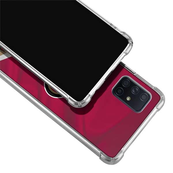 Skinit Clear Phone Case Compatible with Galaxy A71 5G - Officially Licensed NFL San Francisco 49ers Design