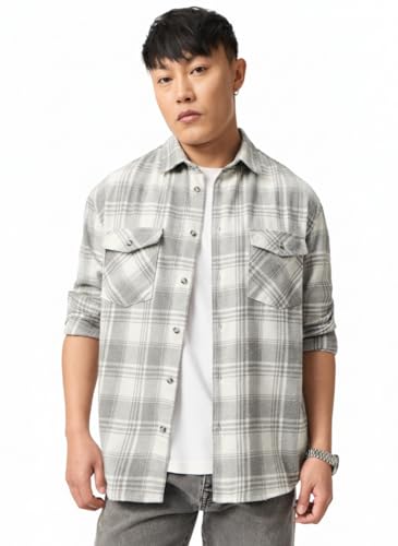 Chemise à carreaux légère et facile à coiffer pour homme actif