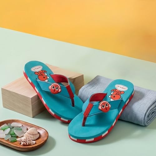 Image of Kids' Flip Flop Slippers, soft and Lightweight sole, Super Flexible, Comfortable & Arch Support, Durable Indoor and Outdoor Slippers