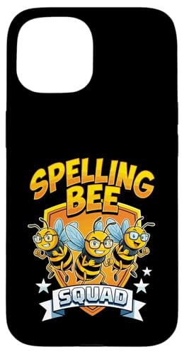 Spelling Bee Squad Cute Bees School Competition Team �X�}�z�P�[�X iPhone 15 �p