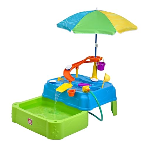 Step2 Waterpark Wonders Two-Tier Water Table, Kids Water Activity...