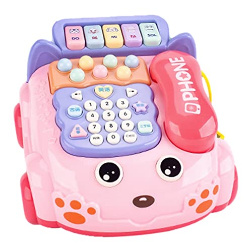 Telefone de Brinquedo Infantil - Bonito e Divertido Pretend Play Phone for Kids | Fácil de usar, que