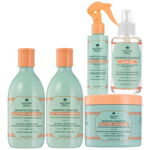 Nature Spell Growth Complex Haircare Set Vegan Pack of 5