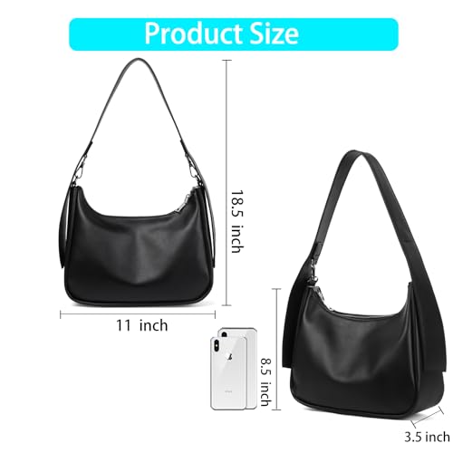 Women's Shoulder Bag Retro Classic Handbag Zipper Closure2