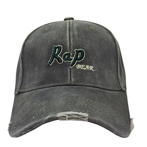 DRUNKEN Gray Unisex Adjustable Cap GREY(48) - Image 2