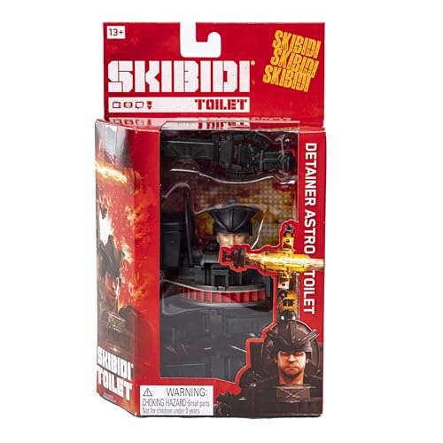 Skibidi Toilet Deluxe Detainer Astro Toilet Figure Series 2 Collectable Figures, YouTube Animation - Image 2