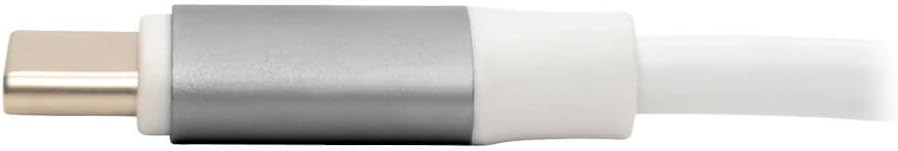 Tripp Lite USB C Docking Station w/ USB-A Hub, HDMI, Micro SD, PD Charging 4k @ 30Hz Thunderbolt 3 Silver (U442-DOCK10-S)