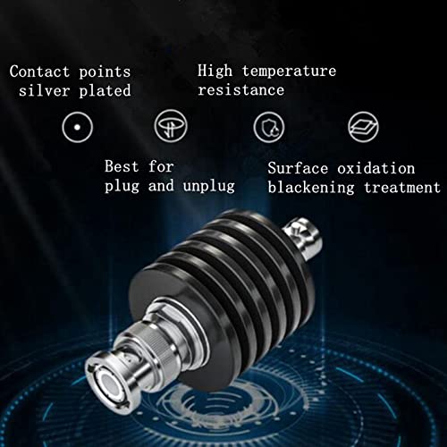 Atenuador RF BNC macho para fêmea BECEN 10W, 1-40db, DC para 3GHz, 50 ohm, 3db