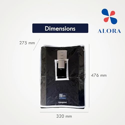 Image of Alora Body Protective Cover for Eureka Forbes Aquaguard Regal Mineral RO+MF Alkaline Water Purifier, RO+MF Model Waterproof & Dustproof Water Purifier Body Cover